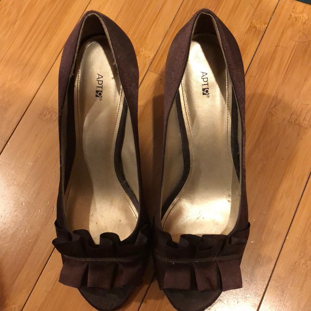 Brown heels
